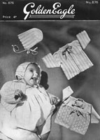 vintage matinee coat knitting pattern 1940s