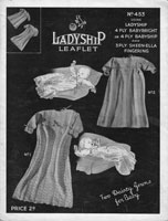 vintage baby dress and jacket knitting pattern 1940s
