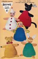 vintage teddy knitting pattern 1950s