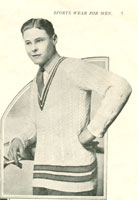 vintage tennis sweater knitting pattern