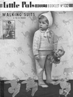 vintage 1930s baby walking out sets knitting pattern