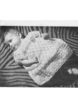 baby layette knitting pattern from 1940s