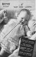 vintage baby layette knitting patterns 1950s