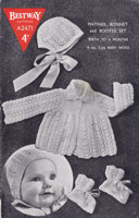 vintage babymatinee set vintage knitting patterns 1940