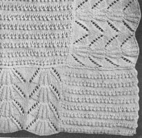 vintage baby shawl knitting pattens