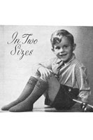 boys sox or stocking knitting pattern from 1940s