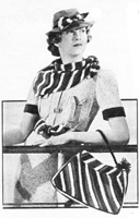 vintage ladies hat, back and scarf knitting pattern from 1930s