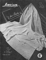great vintage shawl knitting pattern from 1940s