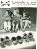 vintage slippers for children