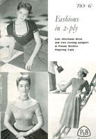 Evening tops and dress pattern