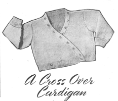 bestwaybaby cardigan crossover style form 1940s