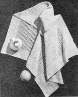 bestway knitting pattern for baby layette from 1940s