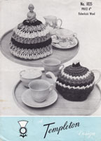 vintage knitting pattern for tea cosy tea cosies 1950s