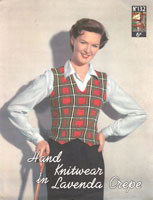 Great vintage ladies waistcoat knitting pattern