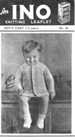 little boys coat knitting pattern 1930s