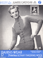 vintage 1940s cardigan