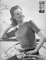 Lavenda852 knitting pattern 1940s