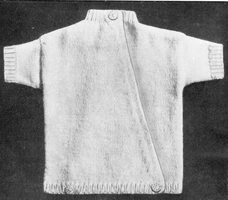 vintage vest knitting pattern from 1940s