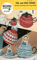vintage knitting pattern tea cosies