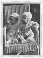 vintage baby pram set knitting pattern from 1940s