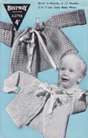 vintage baby bestway 1940s knitting patterns matinee coats knitting patterns