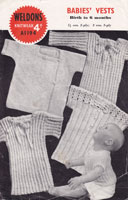 vintage baby vest 1940s patterns