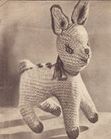 vintage bambi toy knitting patterns