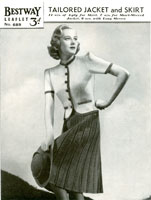 vintage knitting patterns jacket