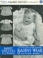 vintage baby dress knitting patterns