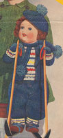 dolls skiing outfit knitting pattern