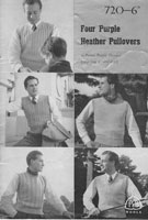 Great vintage mens knitting pattern jumpers. This is a great pattern with 4 designs