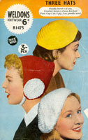 vintage knitted hat patterns