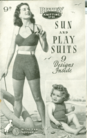 vintage knitting book swimwear and undies
