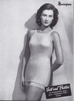 vintage 1940s ladies underwear knitting pattern