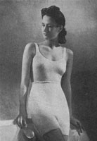 vintage weldons ladies knitting pattern for vest pants knickers 1940s