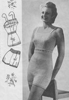 weldons cami knicks knitting pattern 1940s