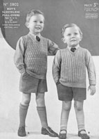 vintage boys jumper knitting patterns 1930s