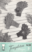 glove knitting pattern from 1940s