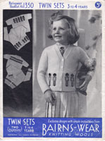 vintage golly jumper for little girl 1940s knitting patterns