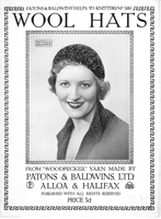 vintage ladies hat knitting pattern 1930s