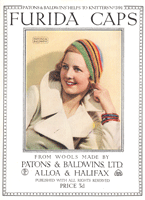 vintage ladies angora beret knitting pattern 1930s