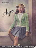 vintage fair isle childs cardigan knitting pattern 1930