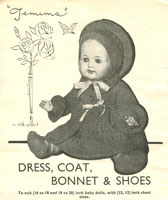 vintage dolls knitting patterns