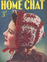 vintage ladies fair bonnet knitting pattern from 1940 home chat
