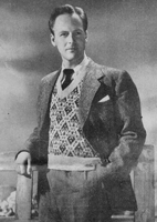 vintage mens slip over knitting pattern from 1940s magazine