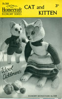 vintage toy knitting pattern