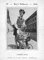vintage boys fair isle sleeveless sweater tank top 1940s knitting pattern