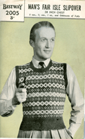 mens fair isle knitting pattern