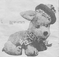 vintage knitting pattern for westie dog