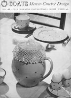 vintage milk jug cover crochet pattern 1940s coats 488